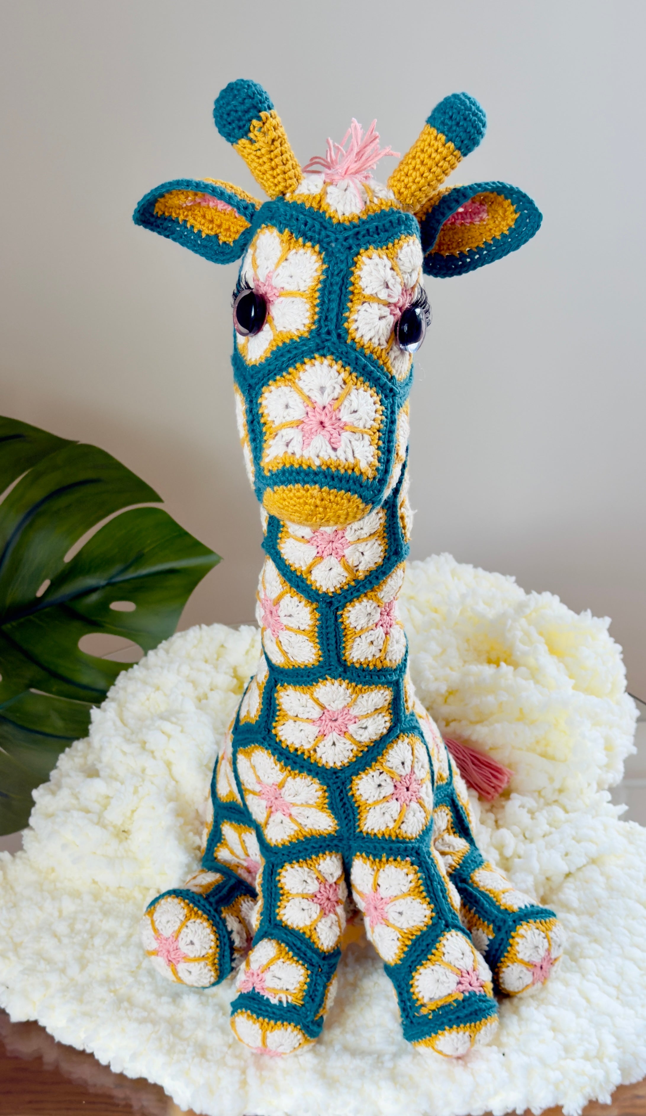 9 African Flowers-haakpatronen in één collectie