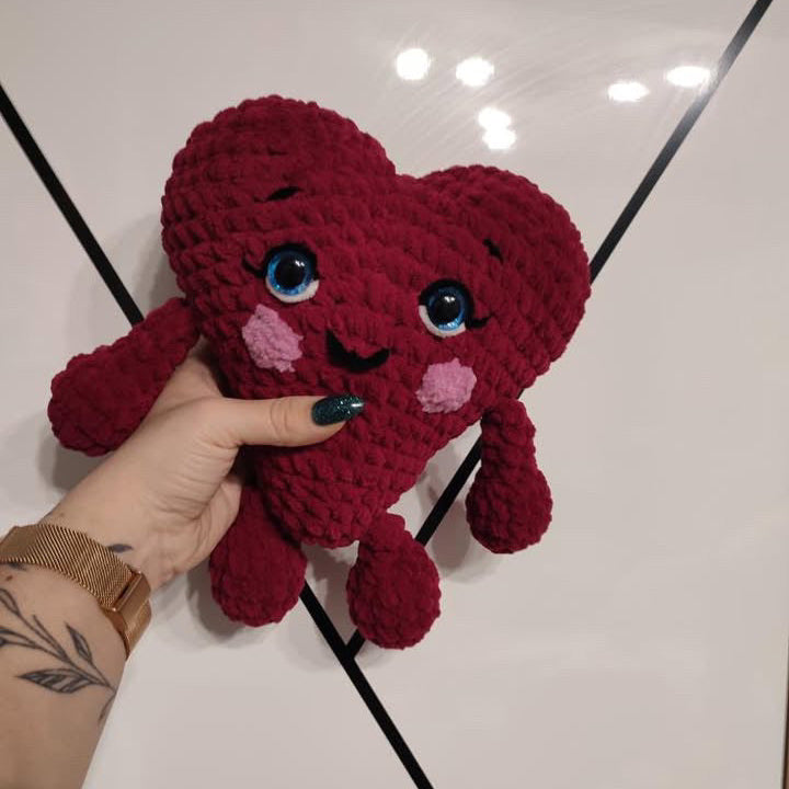 Schattige Hartvriendje Amigurumi Haakpatroon – Valentijnsdag