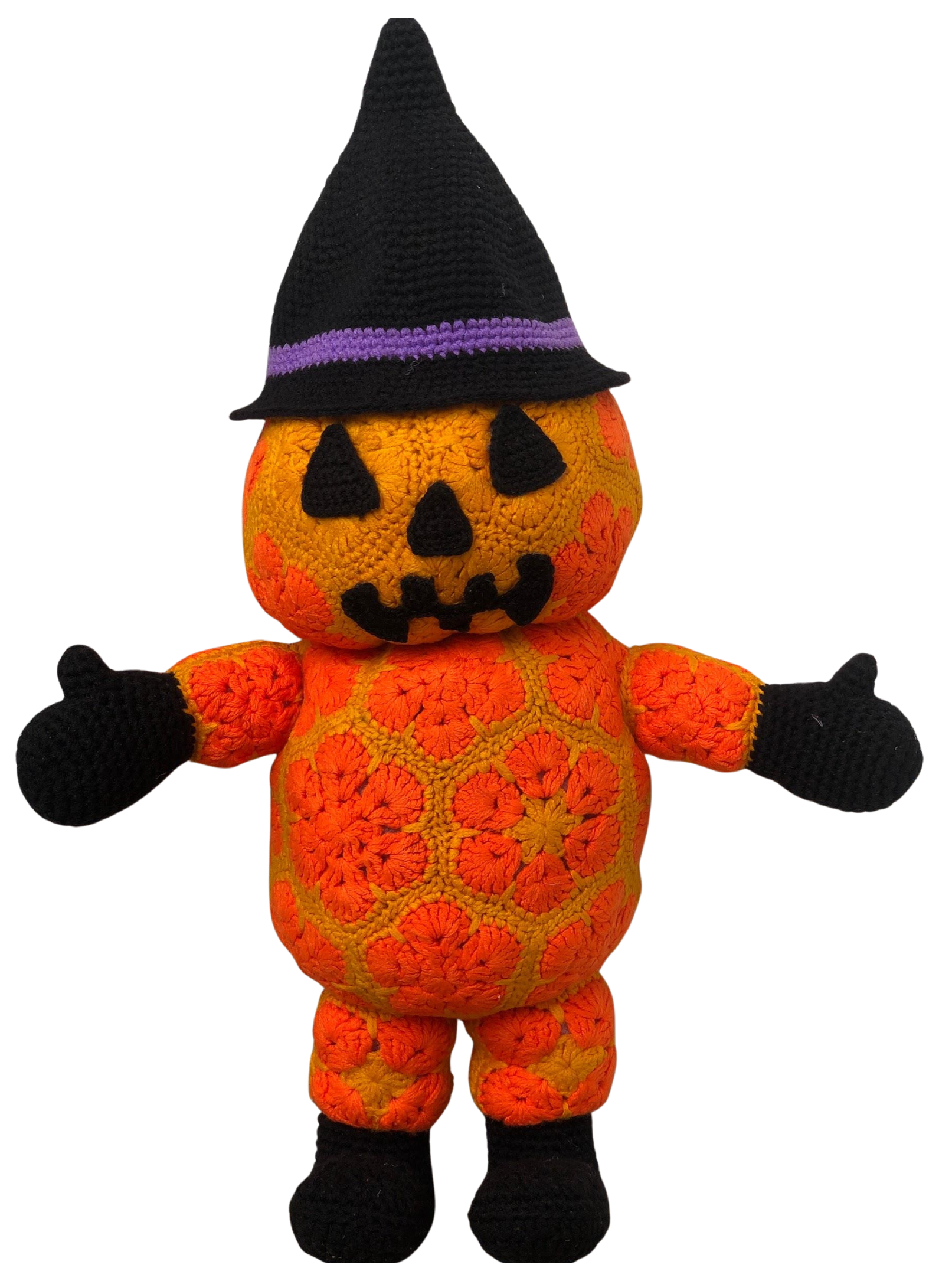 Pompoenheks-pop Haakpatroon