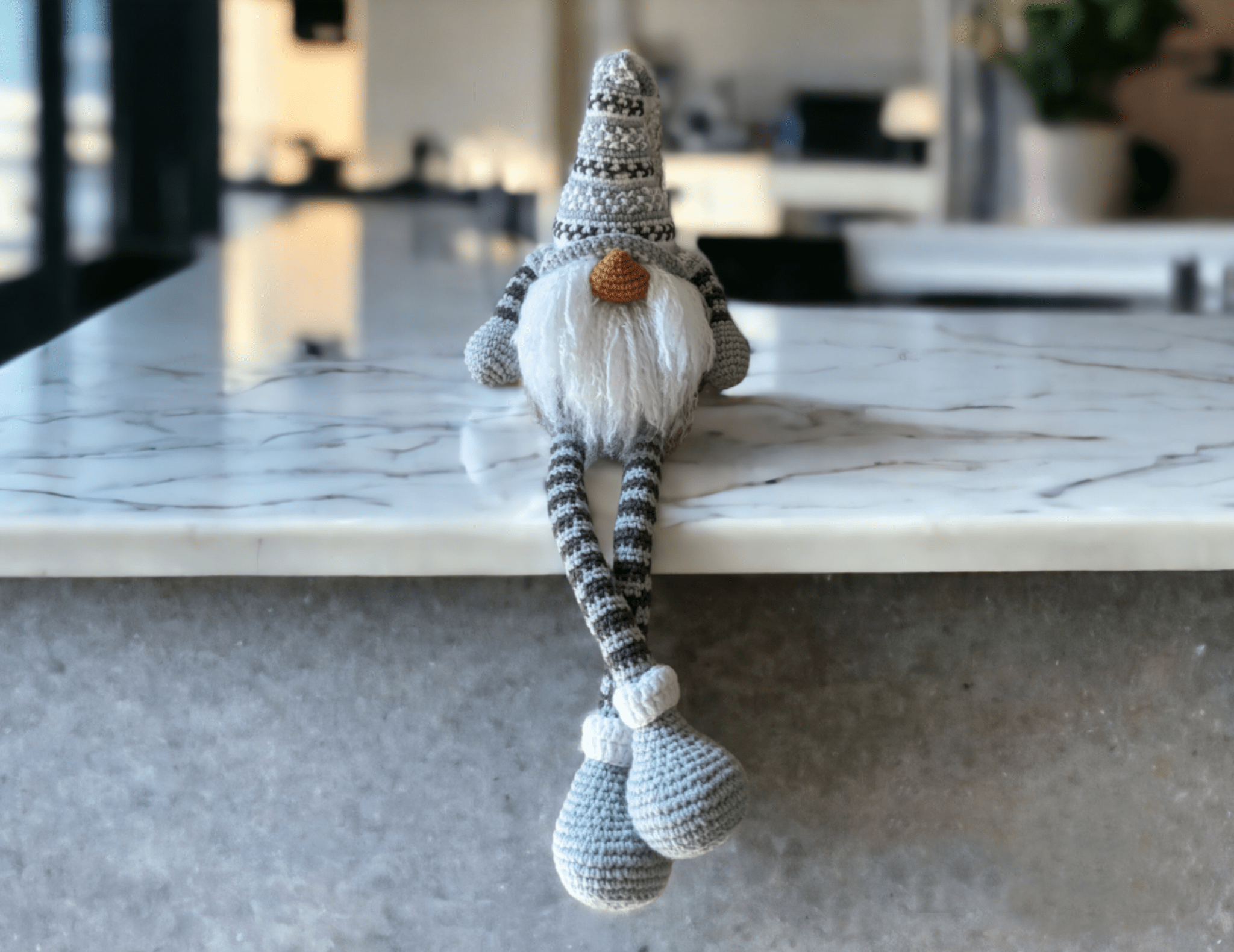 Stretchbare Kerstgnome Haakpatroon