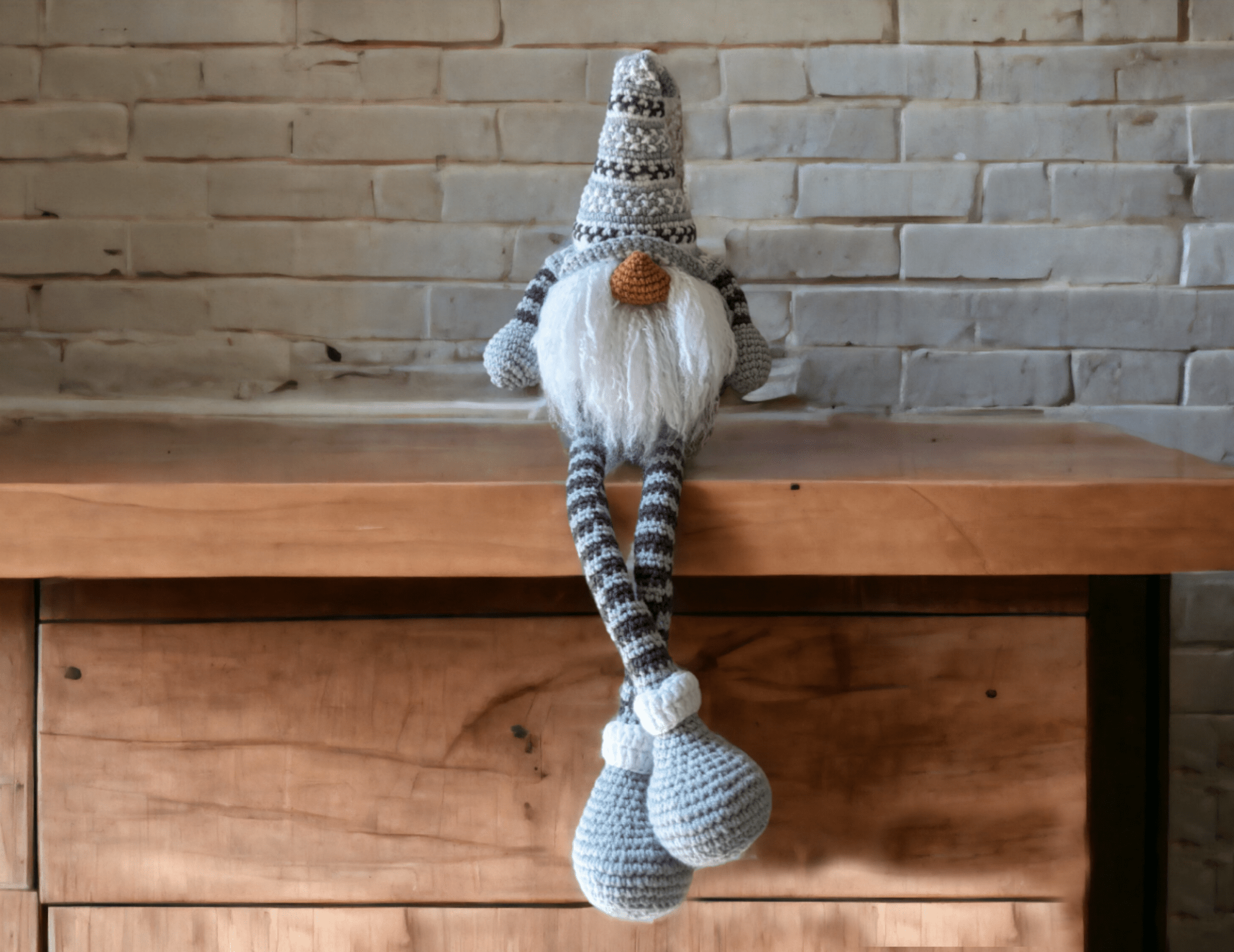 Stretchbare Kerstgnome Haakpatroon