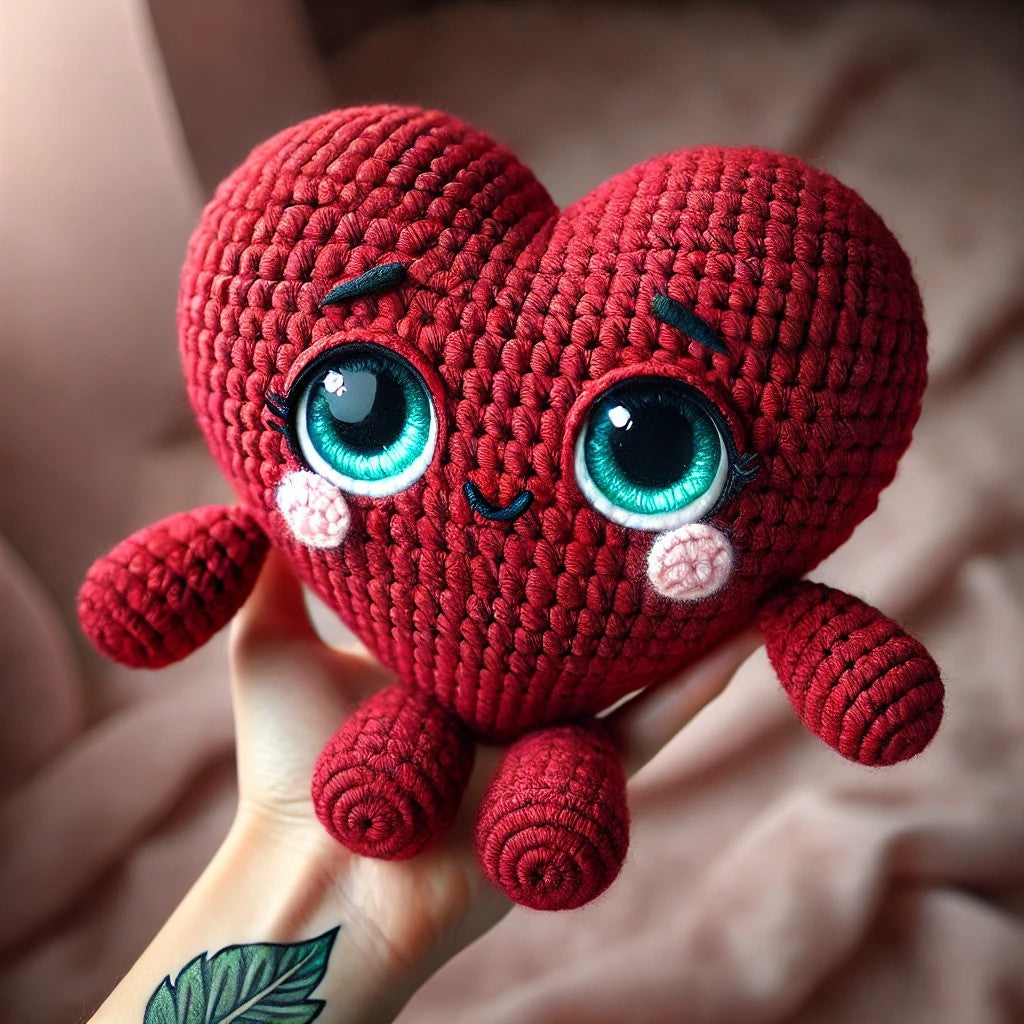 Schattige Hartvriendje Amigurumi Haakpatroon – Valentijnsdag