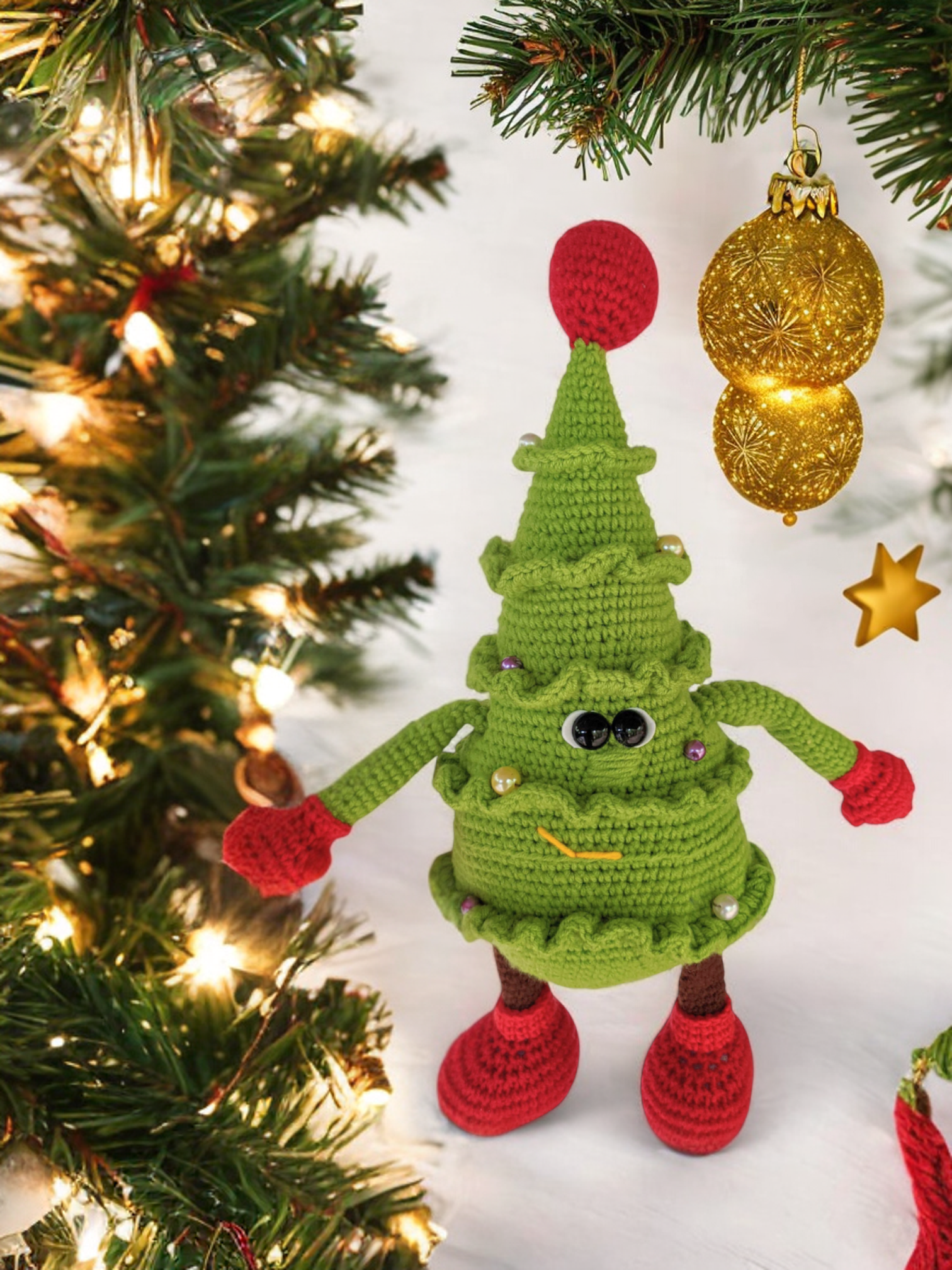 Rekbare Kerstboom Haakpatroon - Afbeelding 2