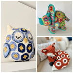 bundel van 3 african flowers amigurumi's: uil, triceratops & vos – haakpatroonen