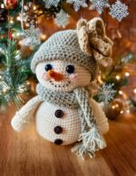 Schattig Kerstsneeuwpop Haakpatroon