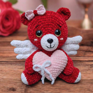 valentijns teddybeer haakpatroon