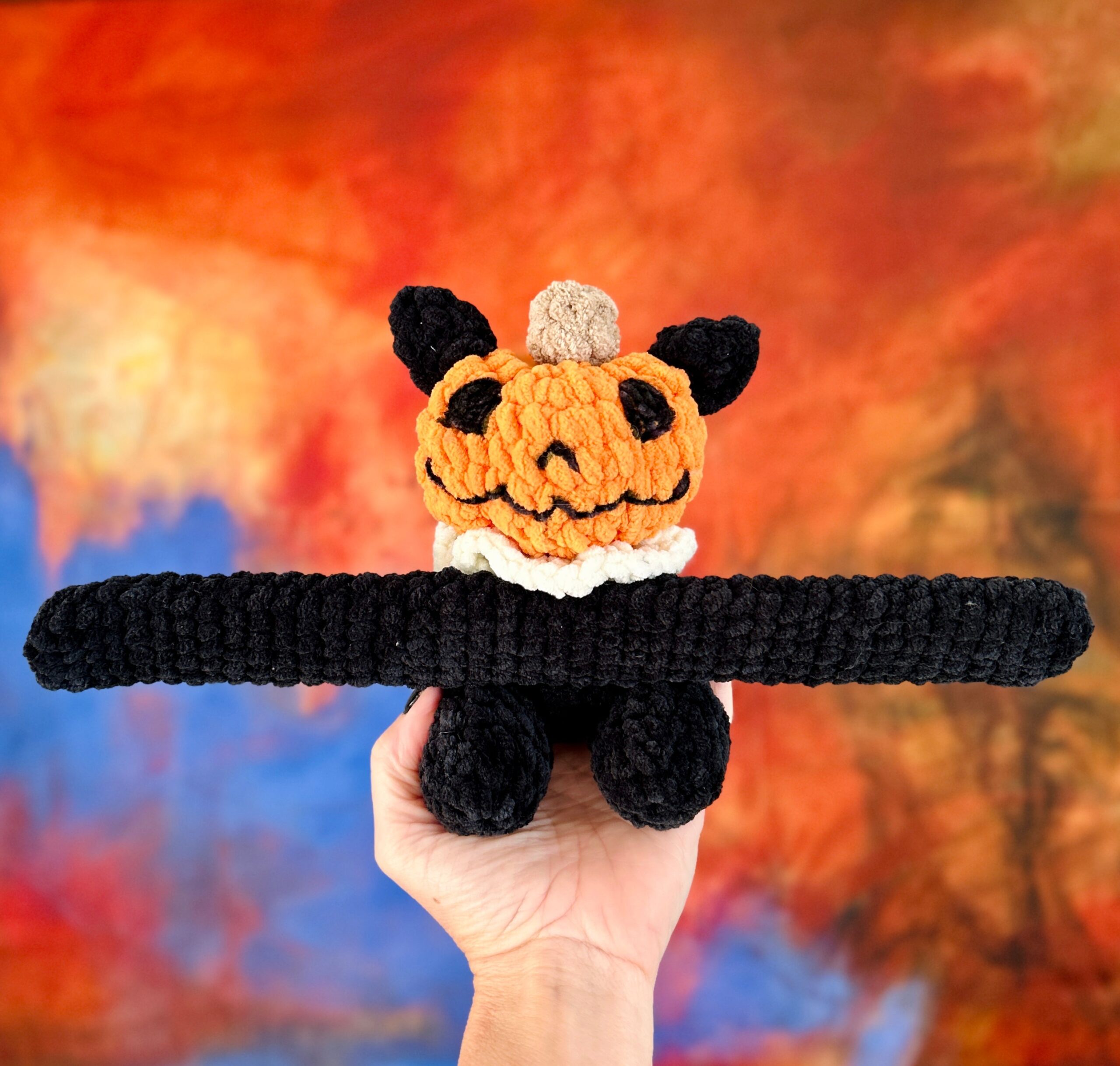 Spookachtige Pompoenknuffelaar Haakpatroon - Afbeelding 2