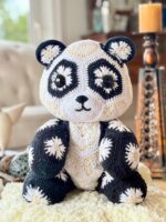 Afrikaanse Bloemen Panda Haakpatroon