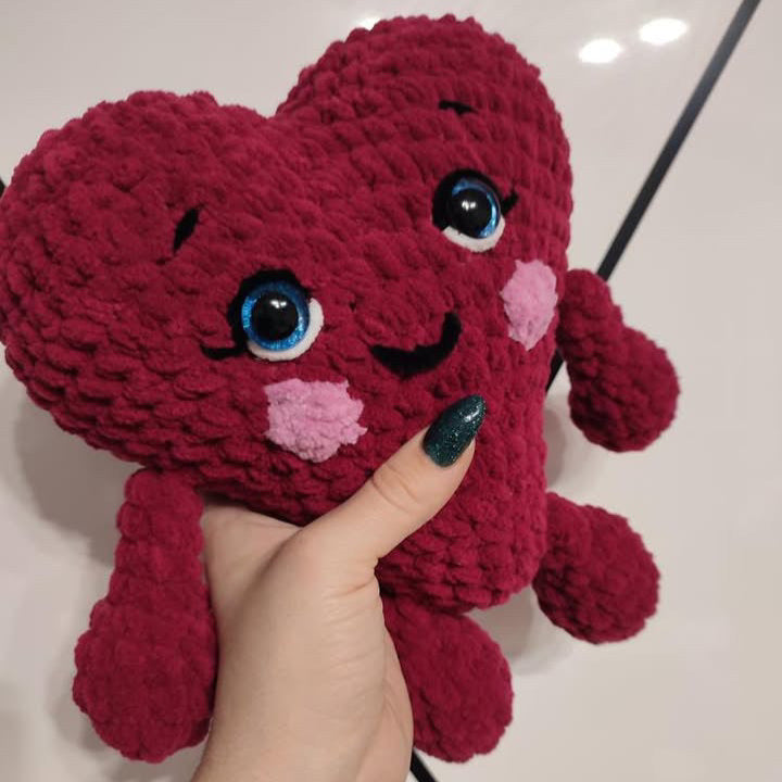 Schattige Hartvriendje Amigurumi Haakpatroon – Valentijnsdag - Afbeelding 2