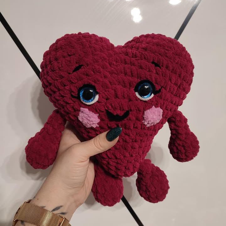 Schattige Hartvriendje Amigurumi Haakpatroon – Valentijnsdag - Afbeelding 6