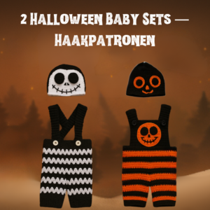 2 halloween baby sets — haakpatronen