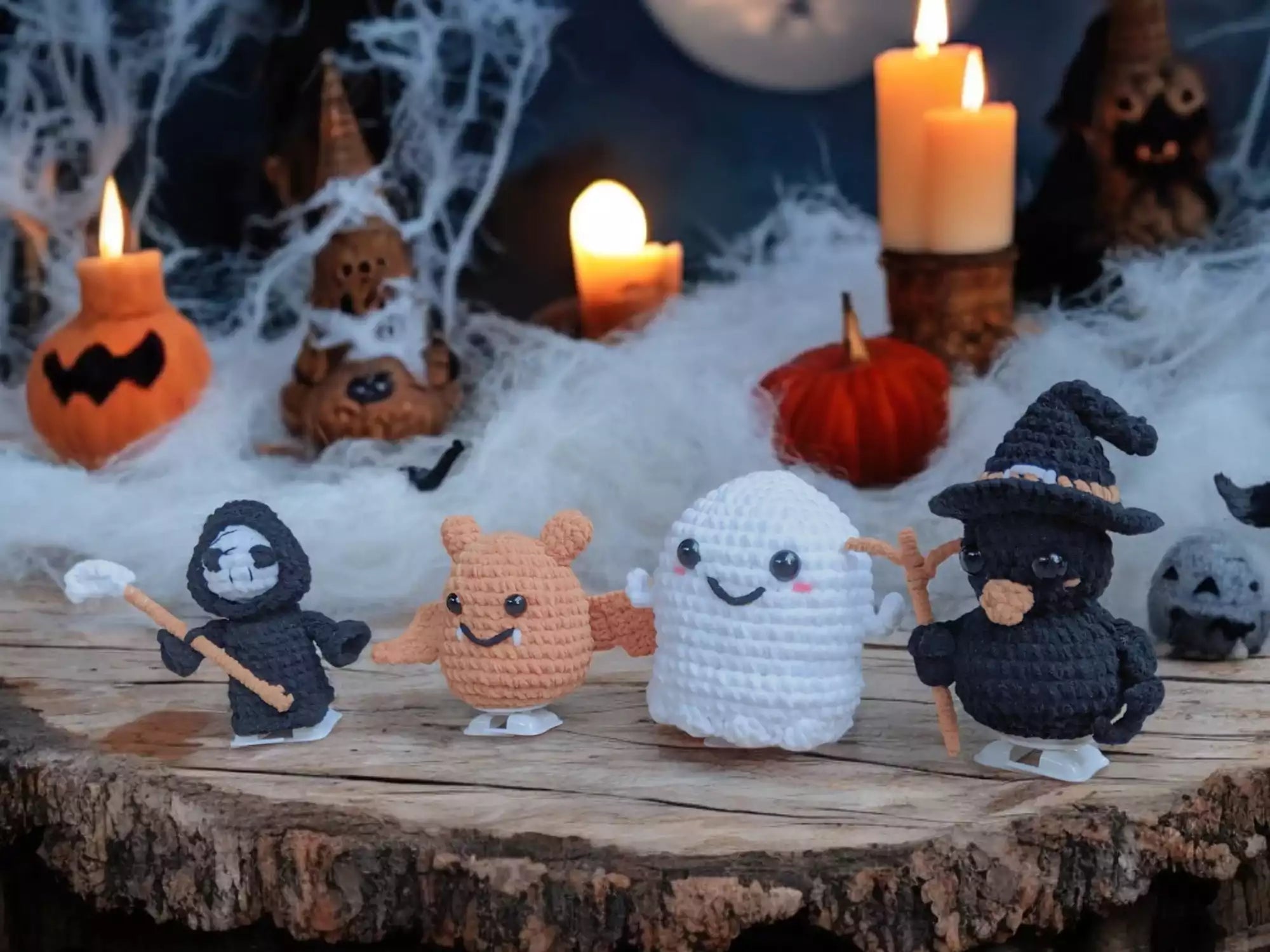 bundel met 25 halloween haakpatronen