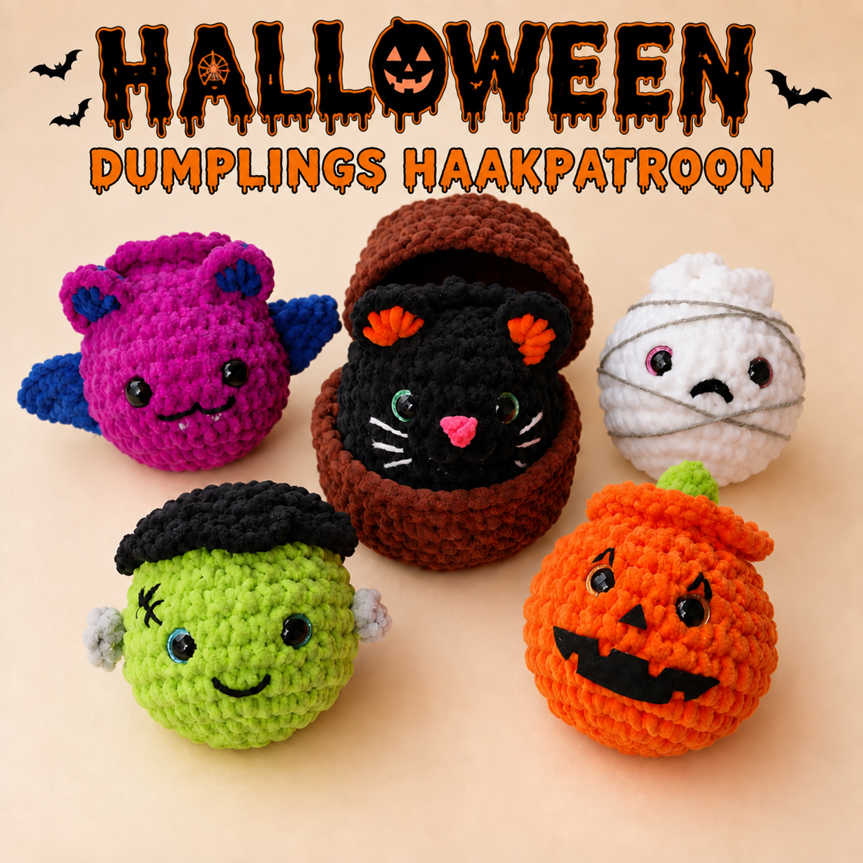 Haakpatroon Halloween Dumplings