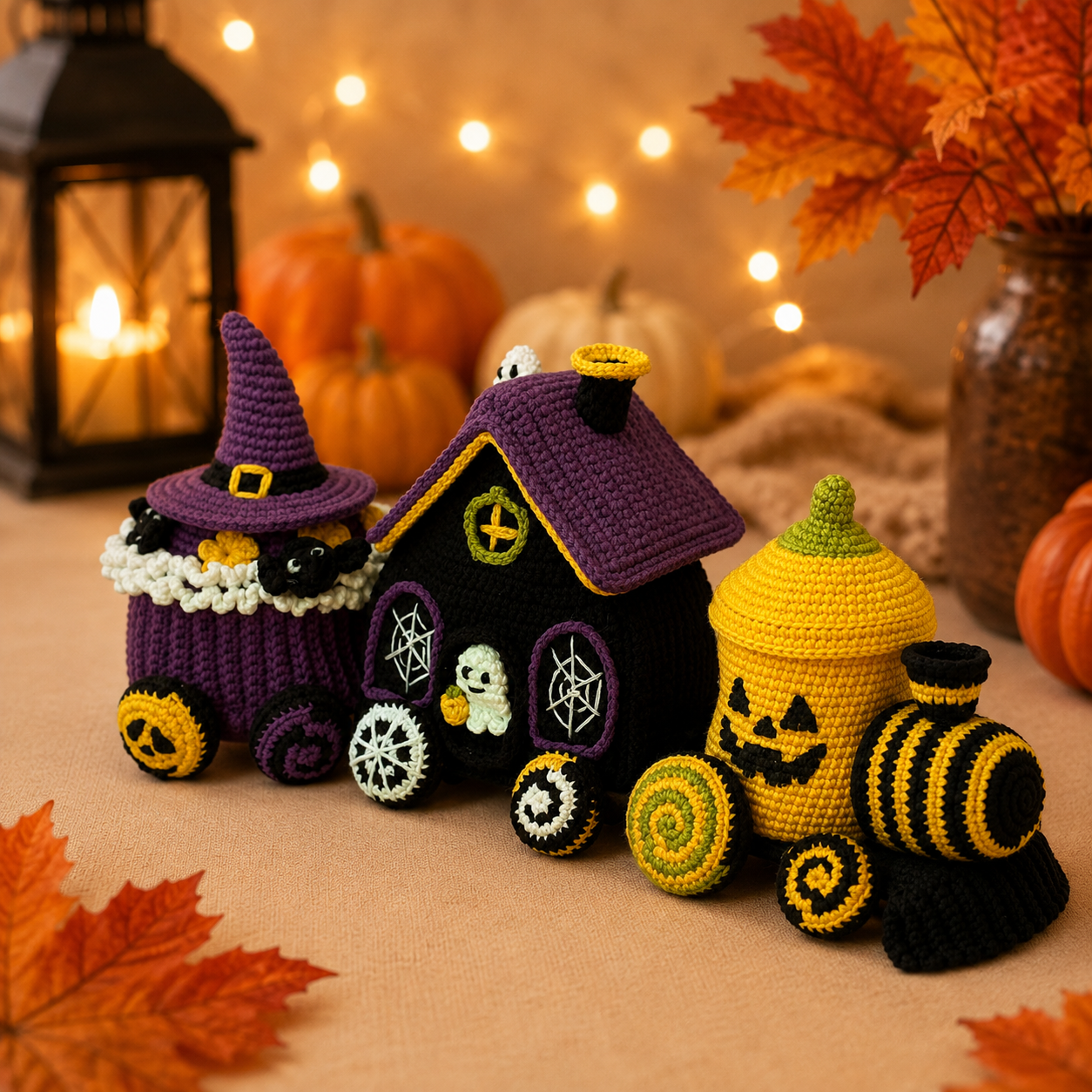 Halloween Trein Haakpatroon - Afbeelding 3