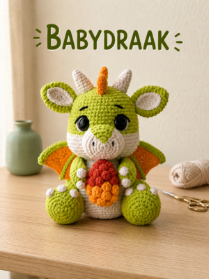 baby draak amigurumi haakpatroon