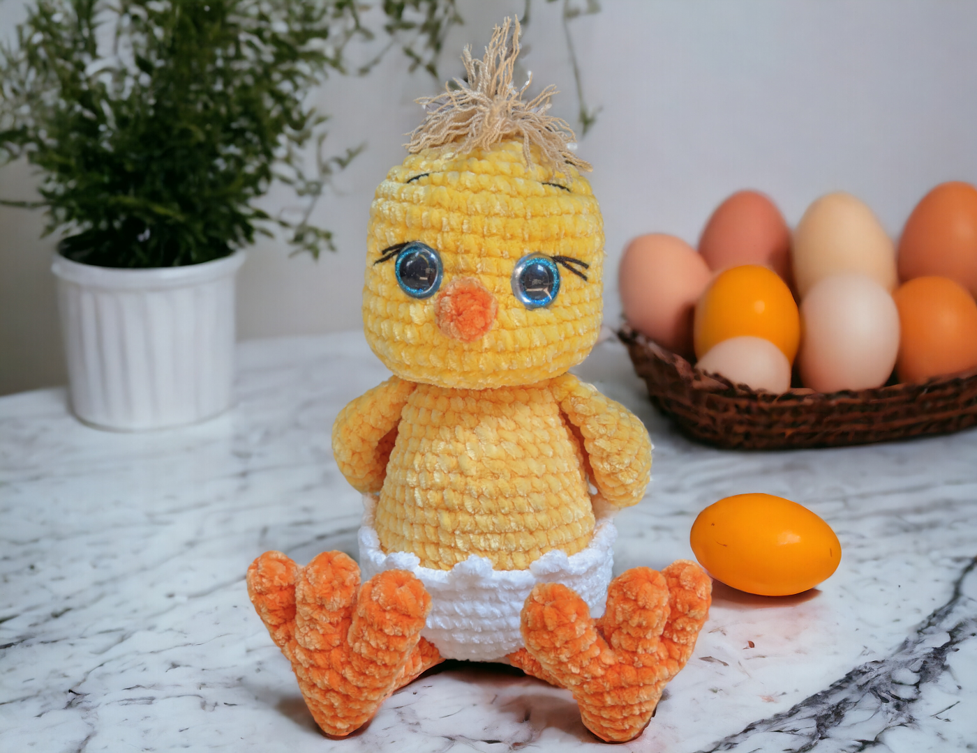 Chicky het Paaskuiken Haakpatroon - Afbeelding 4