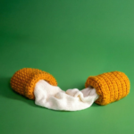 haakpatroon – mozzarella stick sjaal