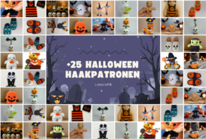 bundel met 25 halloween haakpatronen