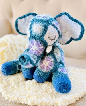 haakpatroon afrikaanse bloemen olifant