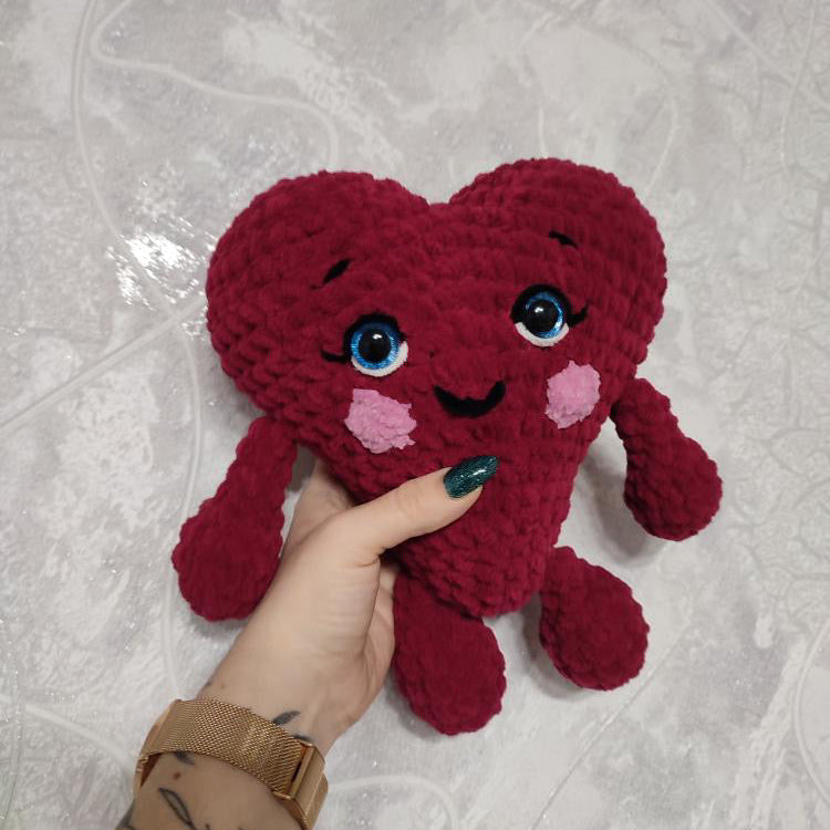 Schattige Hartvriendje Amigurumi Haakpatroon – Valentijnsdag - Afbeelding 3