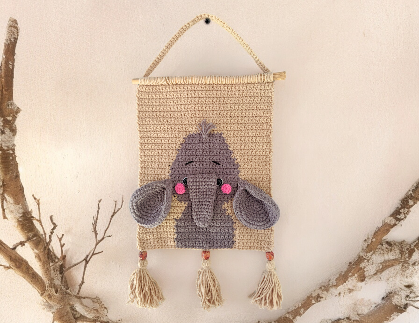 Safari Wanddecoratie voor de Kinderkamer Haakpatronen - Afbeelding 5