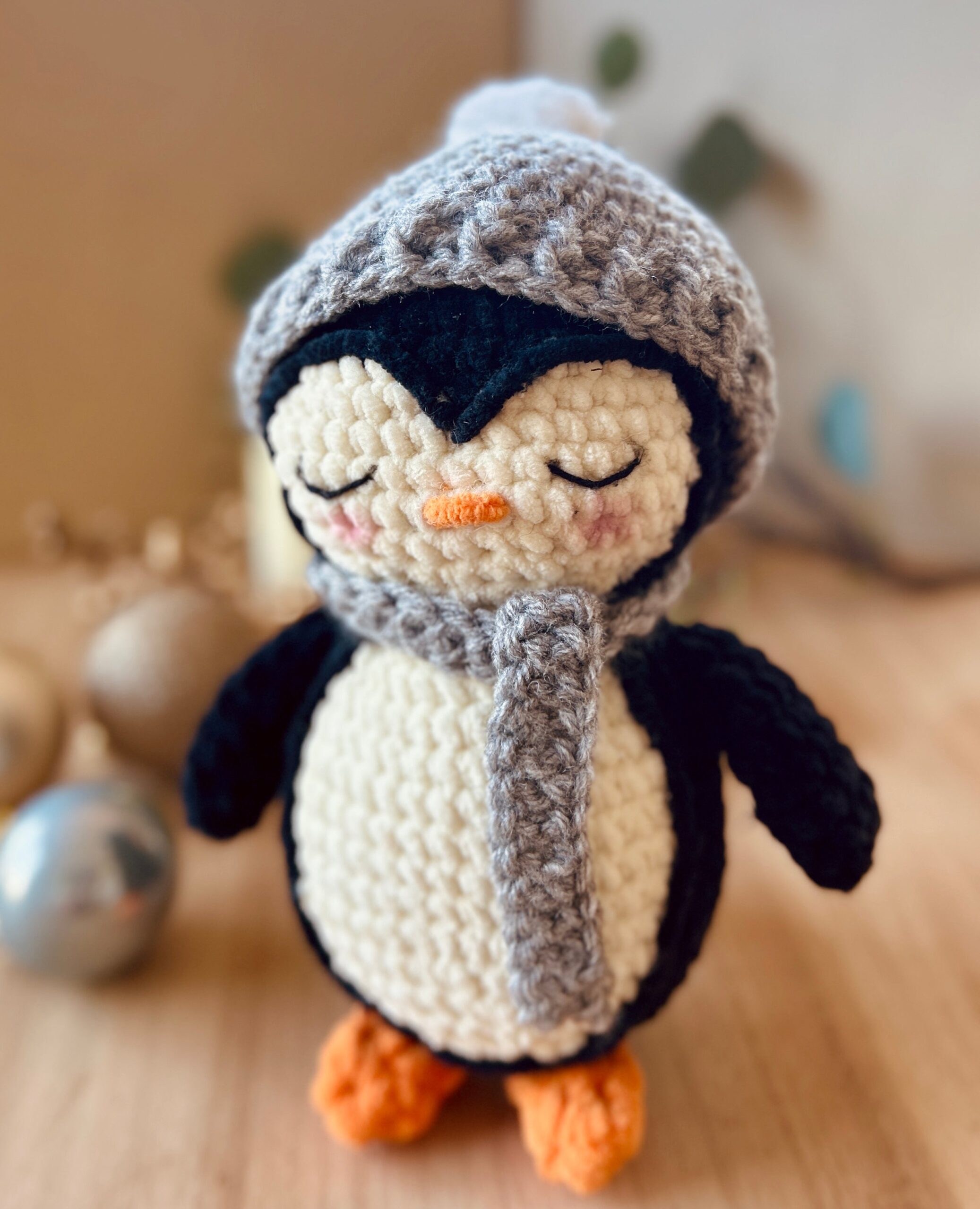Knusse Kerst Pinguïn Haakpatroon - Afbeelding 2