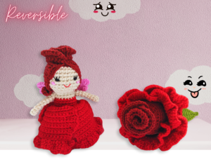 Omkeerbare Rozenfee Amigurumi Haakpatroon
